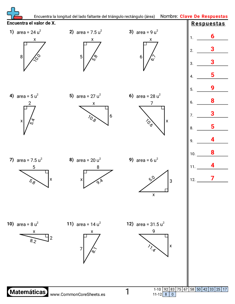 Ejercicios  área y perímetro - encontrar-el-lado-faltante-de-un-rectangulo-con-decimales worksheet