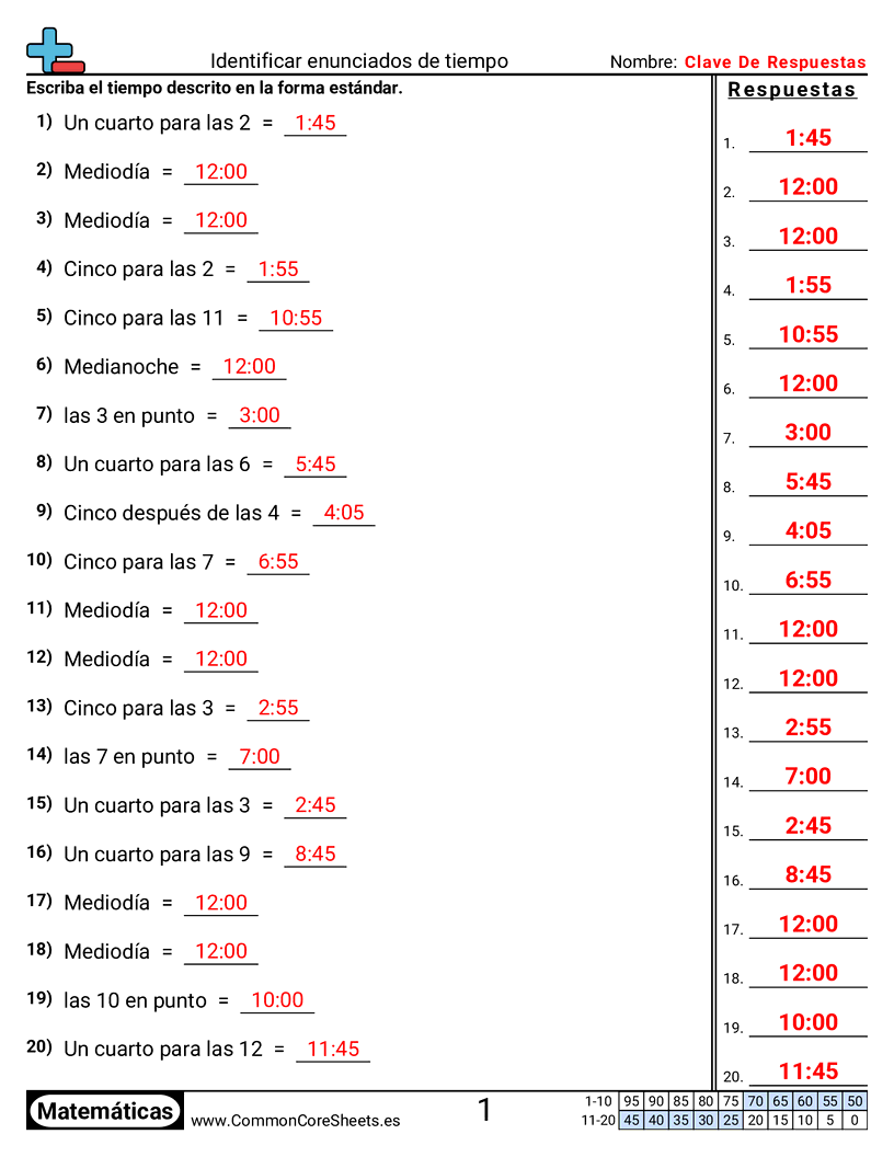 Ejercicios  de tiempo - identificar-expresiones-de-tiempo worksheet
