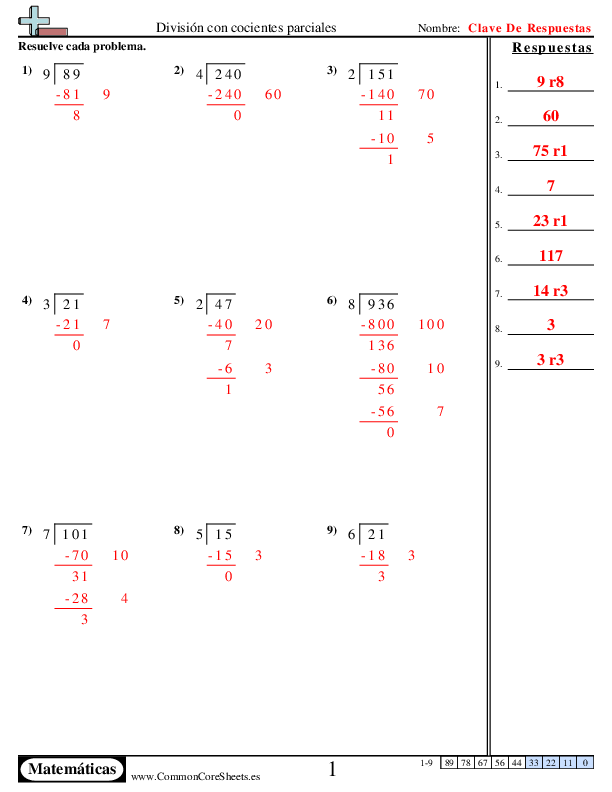  - division-con-cocientes-parciales worksheet