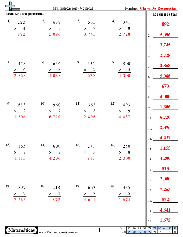  - vertical-3-digitos-x-1-digito worksheet