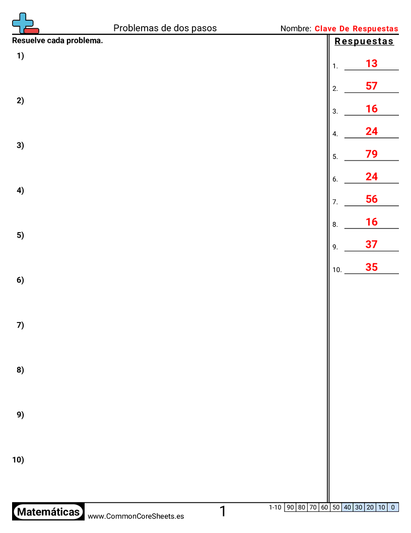 Ejercicios  de problemas multipasos - multiplicar-y-luego-sumar worksheet