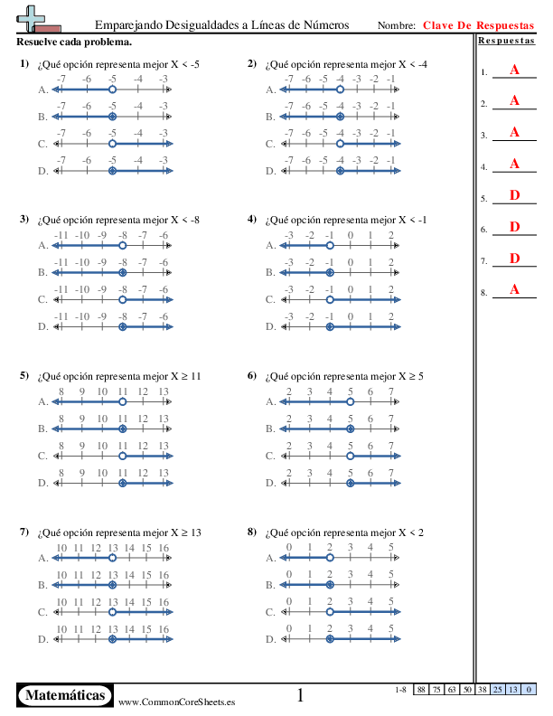  - emparejando-desigualdades-en-rectas-numericas worksheet