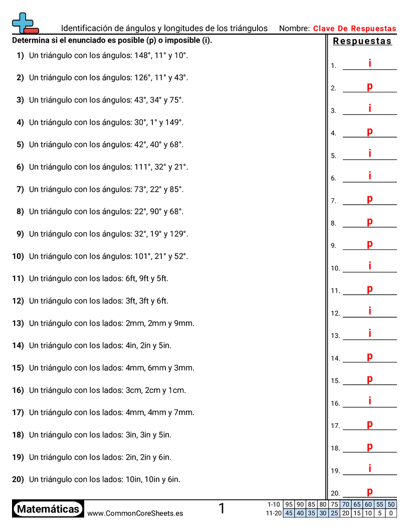 Ejercicios  de formas - identificar-angulos-y-lados-de-triangulos worksheet